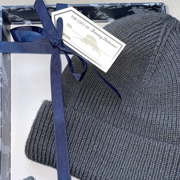 Tommy Bahama Leather Gloves & Hat Set Men’s S/M - Picture 4 of 7